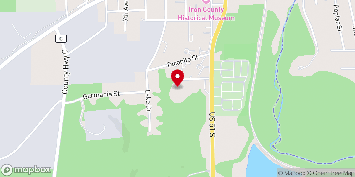 Map showing location of Range Community Bible Church
