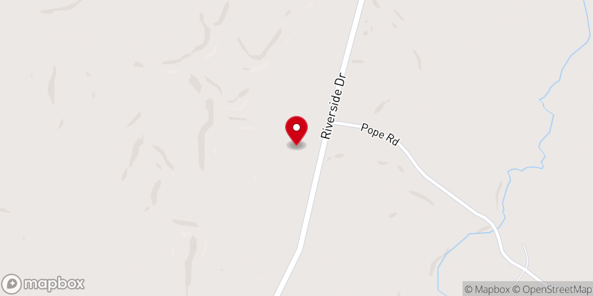 Map showing location of Missionary Outreach Christian Church