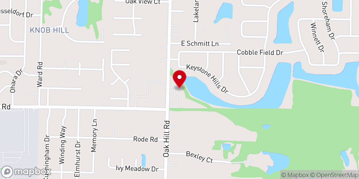 Map showing location of Faith Bible Church