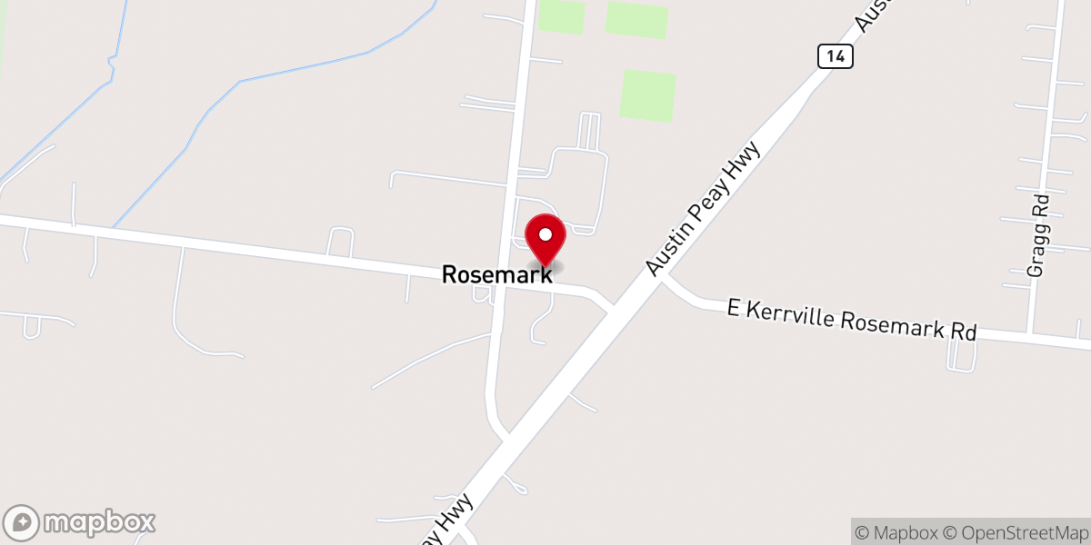 Map showing location of Richland ARP Church