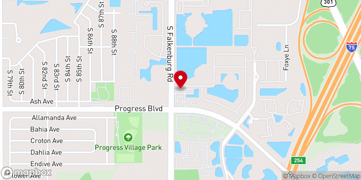 Map showing location of House of Refuge Ministry