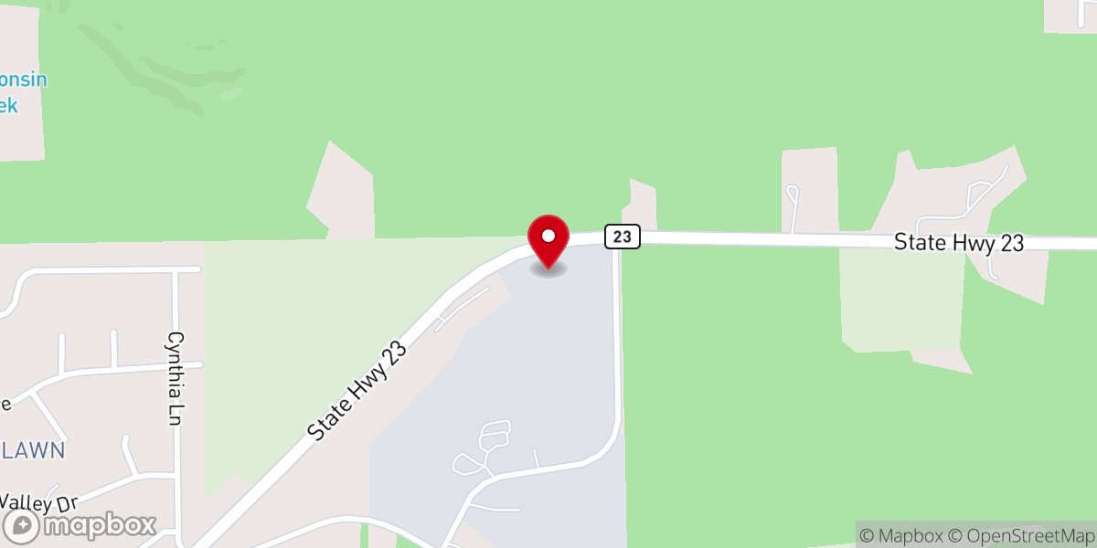 Map showing location of Bridgepoint Mission Center