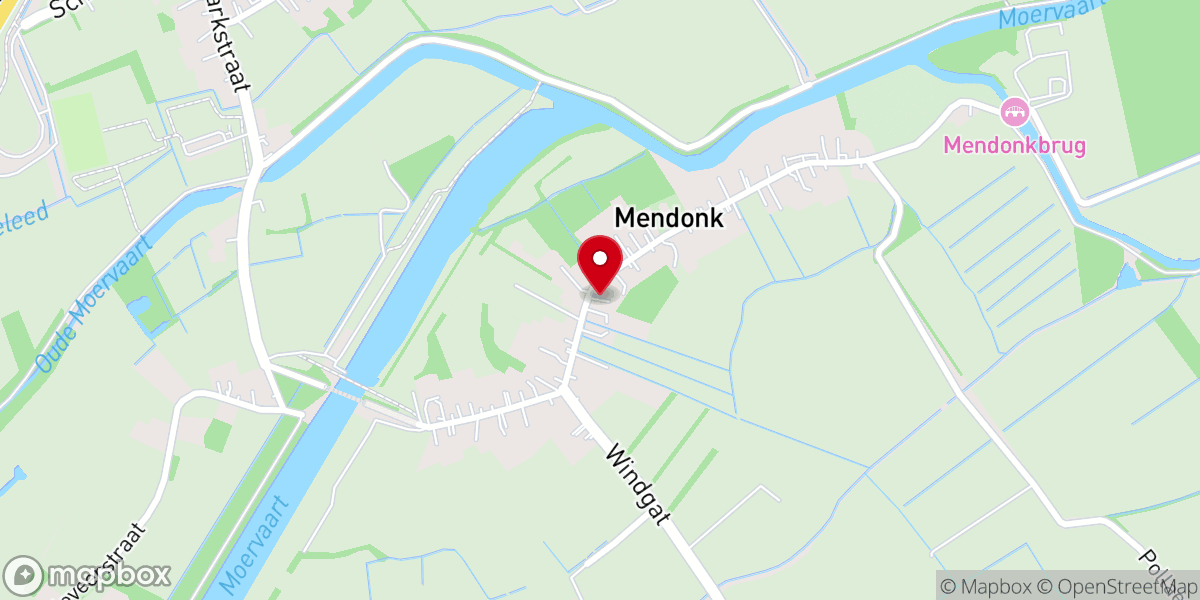 Map showing location of Pijlerkapel O-L-Vrouw