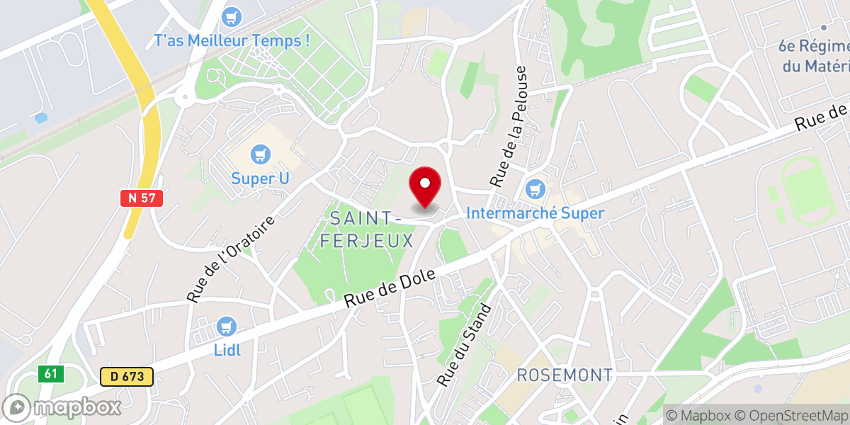 Map showing location of Chapelle