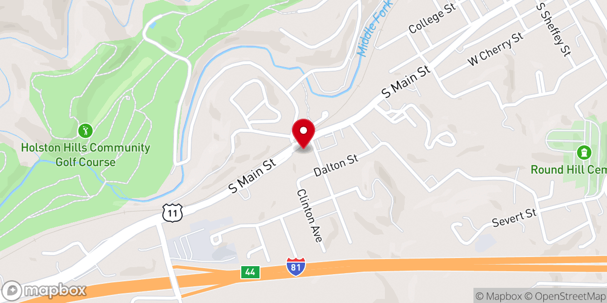 Map showing location of Impact International Church