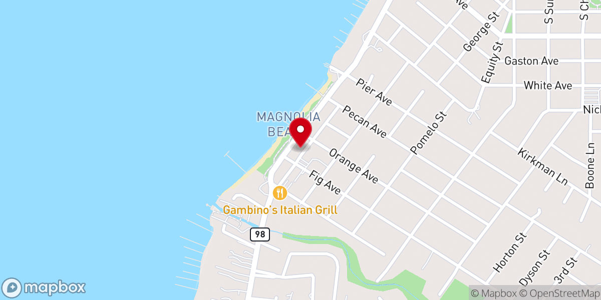 Map showing location of Trinity Presbyterian Church