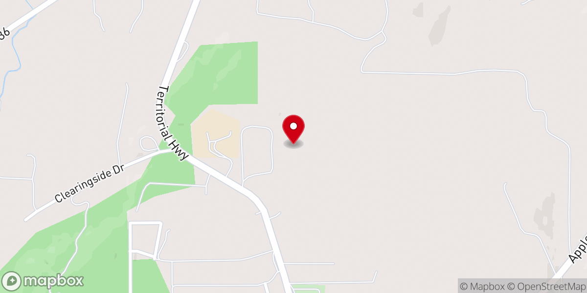 Map showing location of Triple Cross Motorcycle Ministry