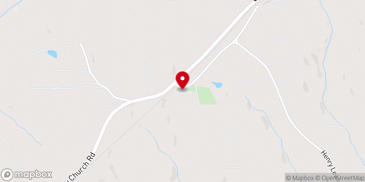 Map showing location of Zion Hill Baptist Church of Bremen
