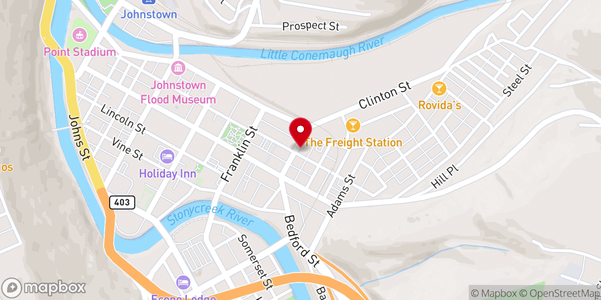 Map showing location of St. John Gualbert Cathedral