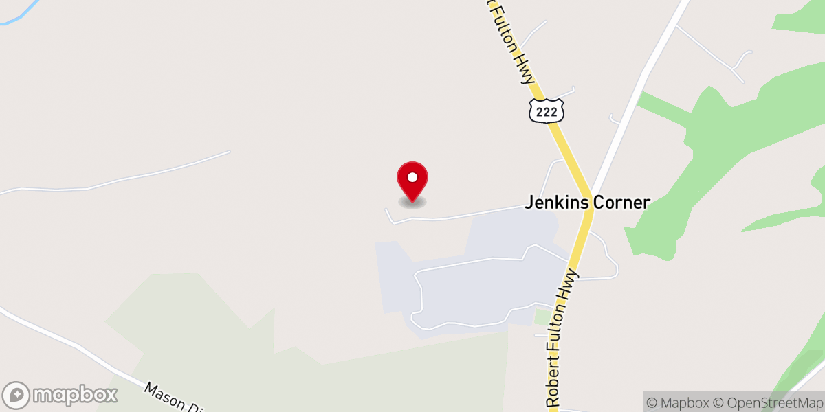 Map showing location of Eastern Pennsylvania Baptist Fellowship