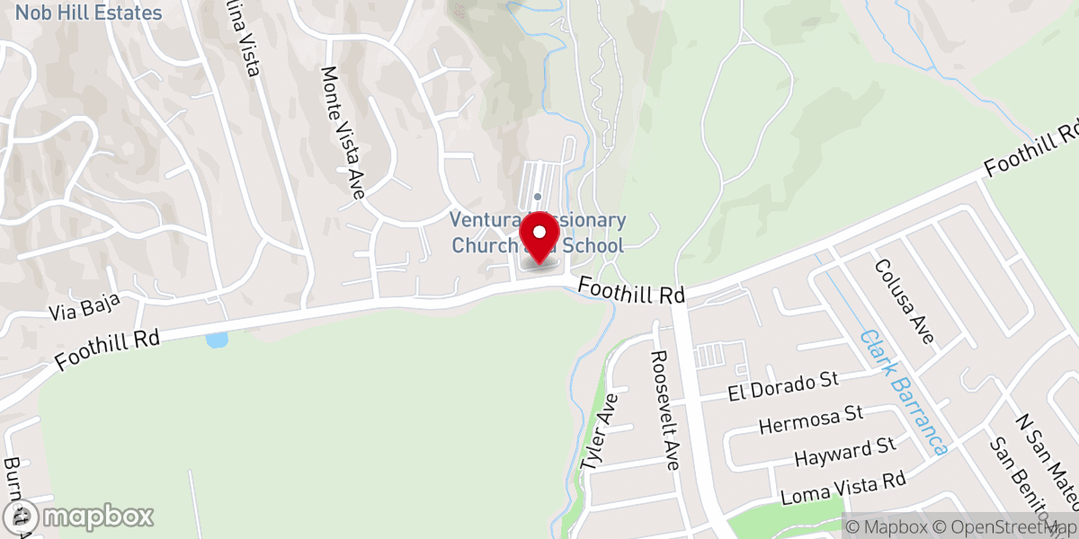 Map showing location of Abound Missionary Services Inc