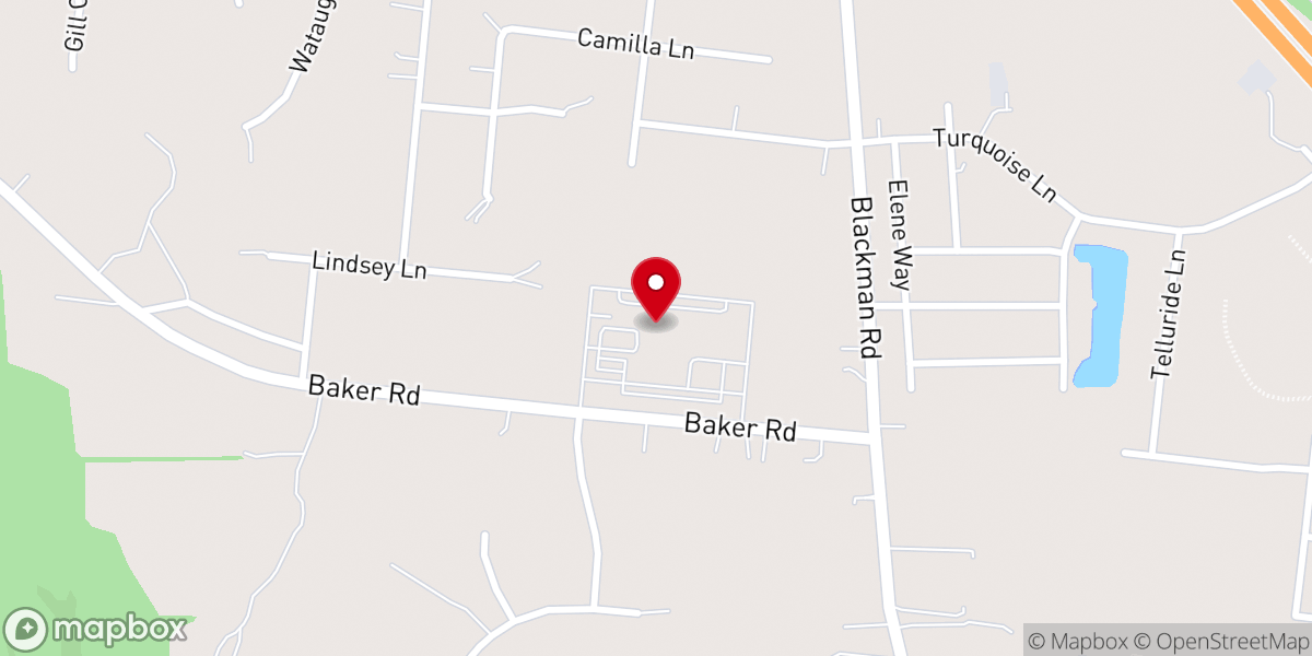 Map showing location of Way Community Fellowship
