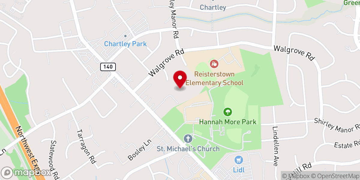 Map showing location of Longview Bible Church Inc