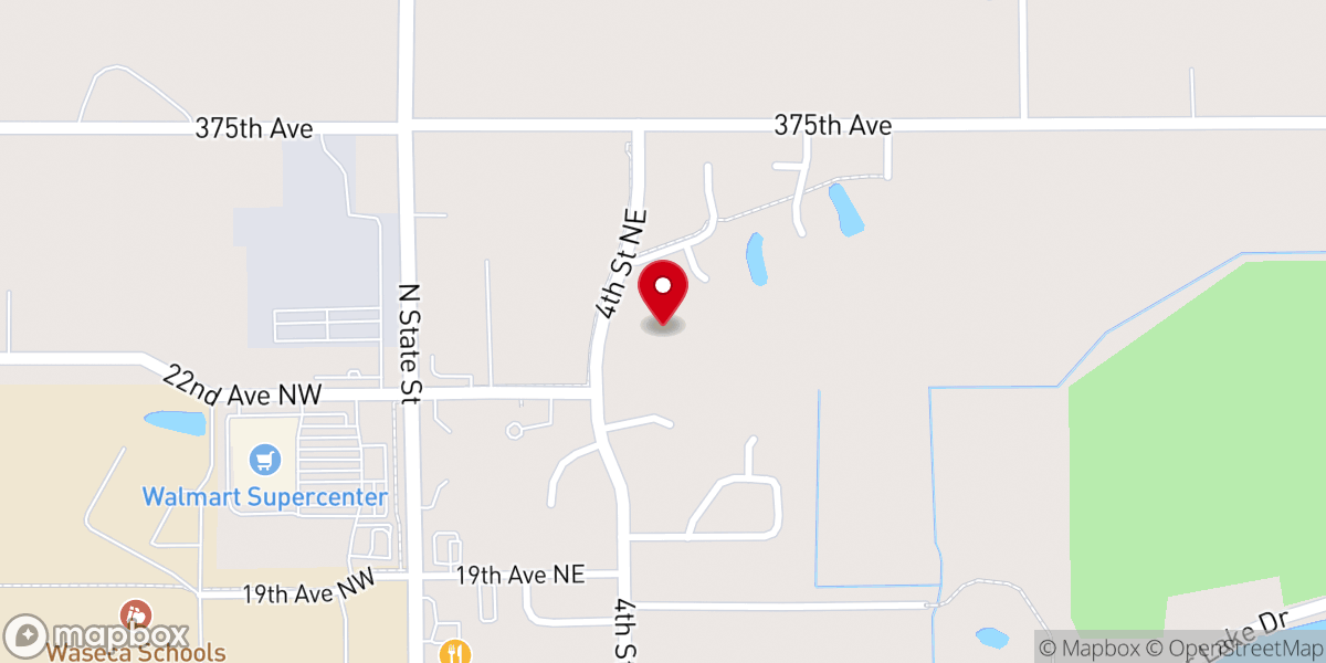 Map showing location of Christ Community Church