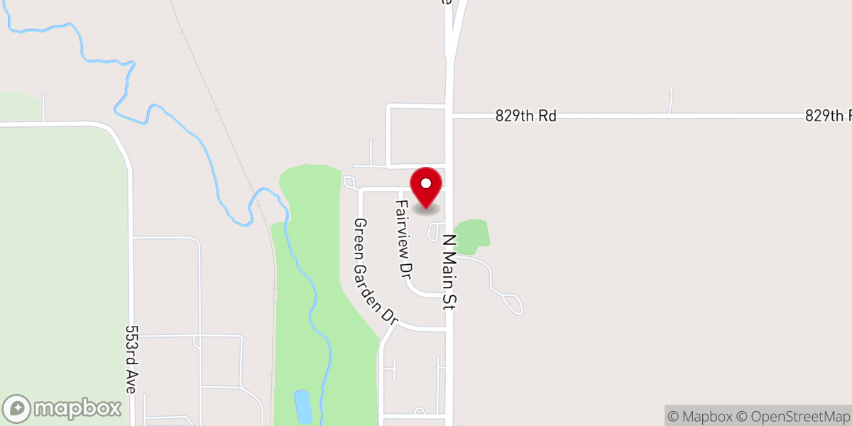 Map showing location of Calvary Community Church