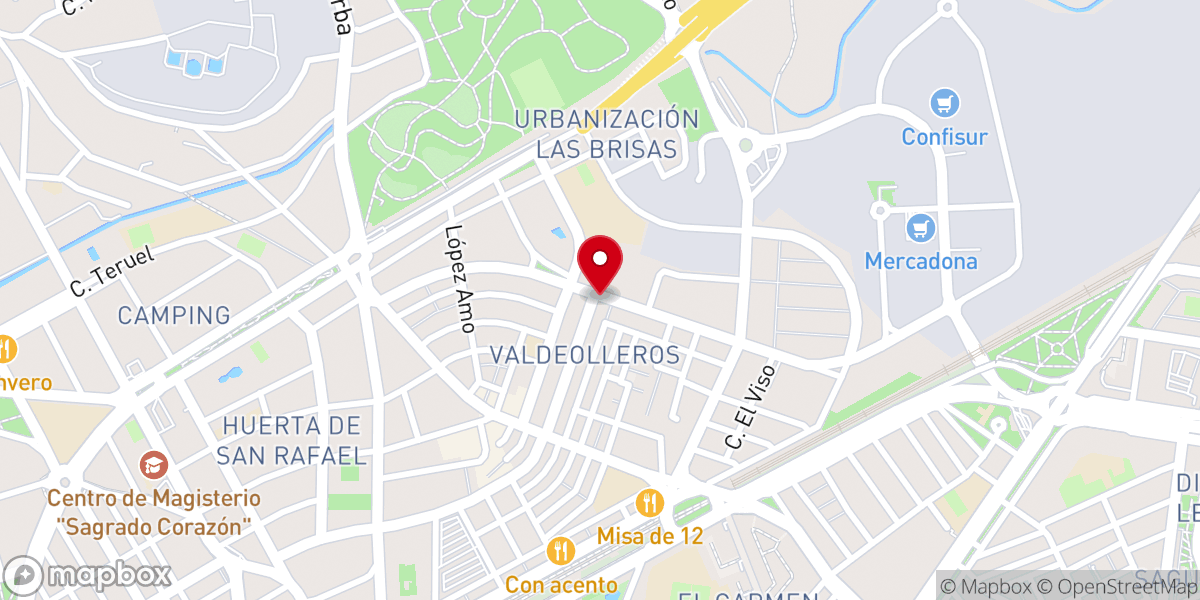 Map showing location of RAFAEL BADIA