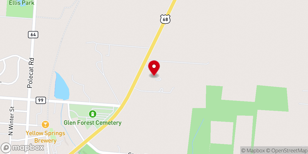 Map showing location of Peifer Orchards