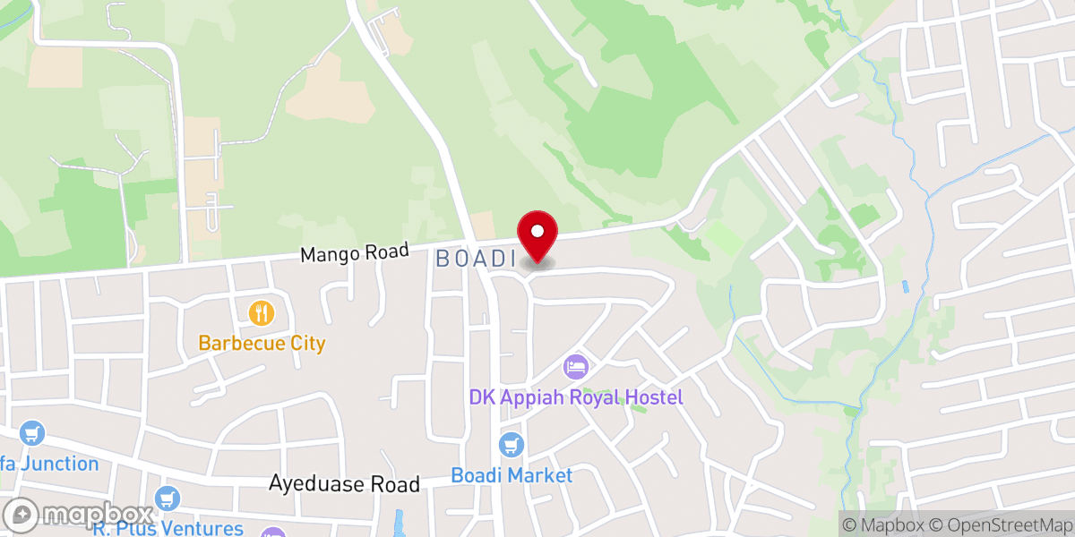 Map showing location of Love Economy Church, Alpha