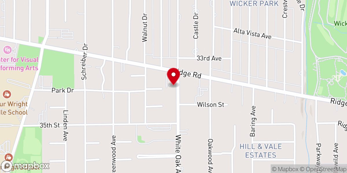 Map showing location of St. Josaphat Ukrainian Catholic Church