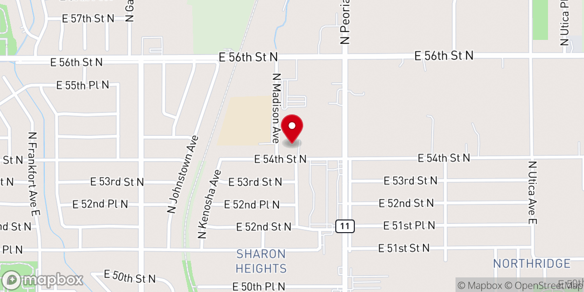 Map showing location of Grace Apostolic Temple