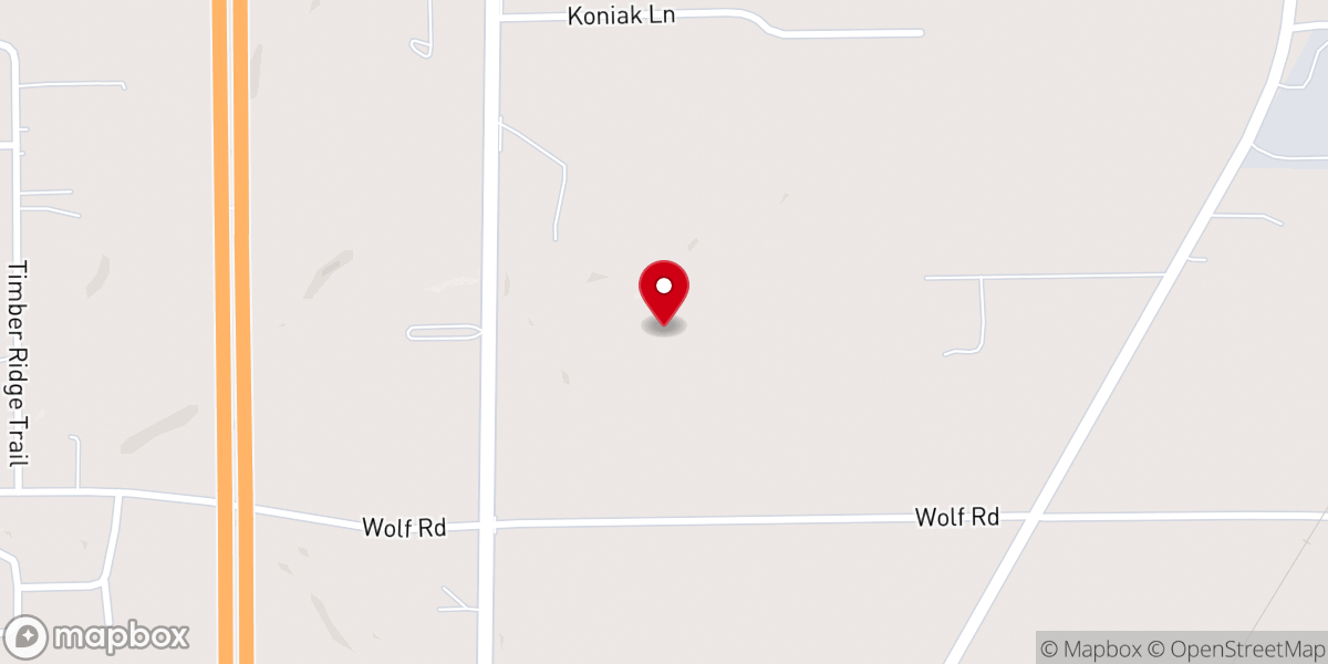 Map showing location of Mount Olive Township