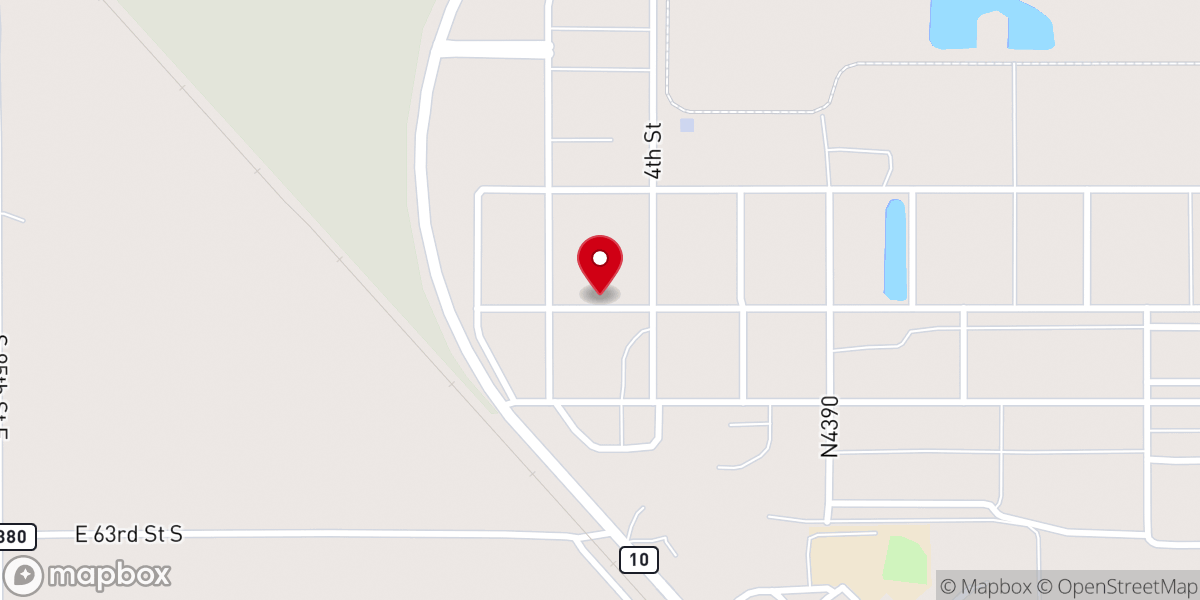 Map showing location of Camp Gruber Training Center, OK Army National Guard