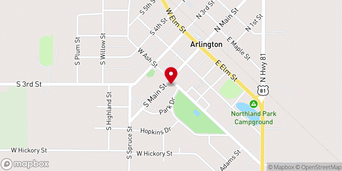 Map showing location of Saint John the Evangelist Church