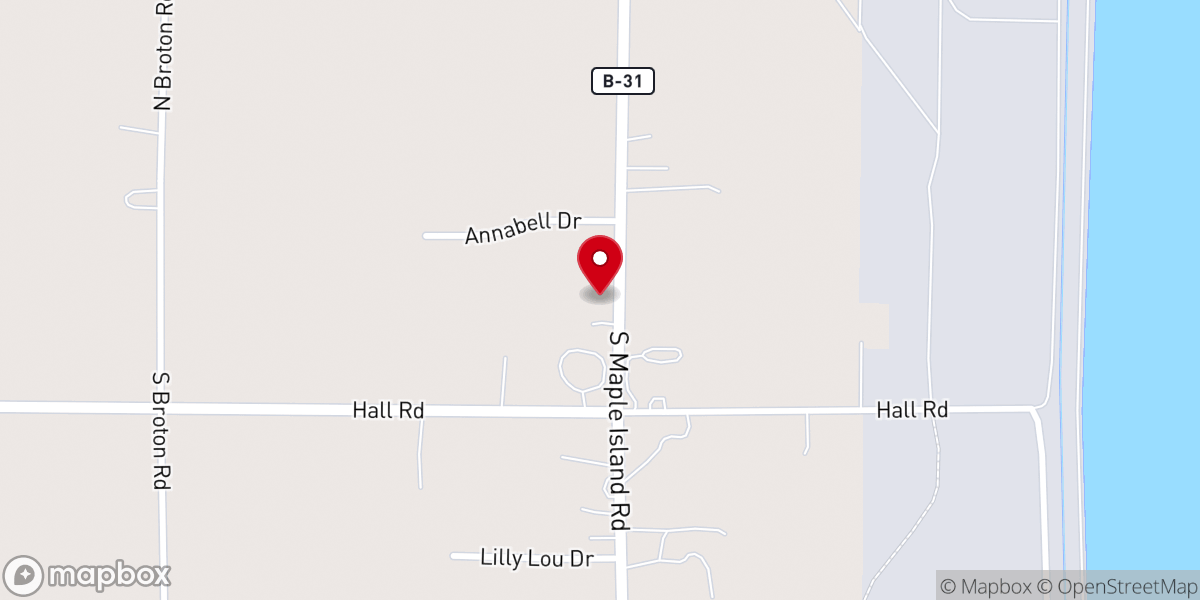 Map showing location of Faith Bible Church
