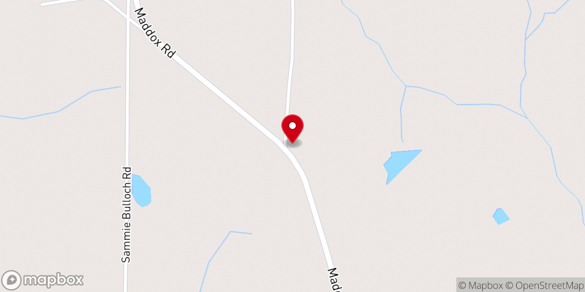 Map showing location of Springhill Christian Church
