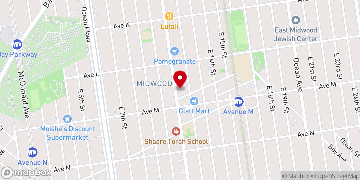 Map showing location of Congregation Camp Morris