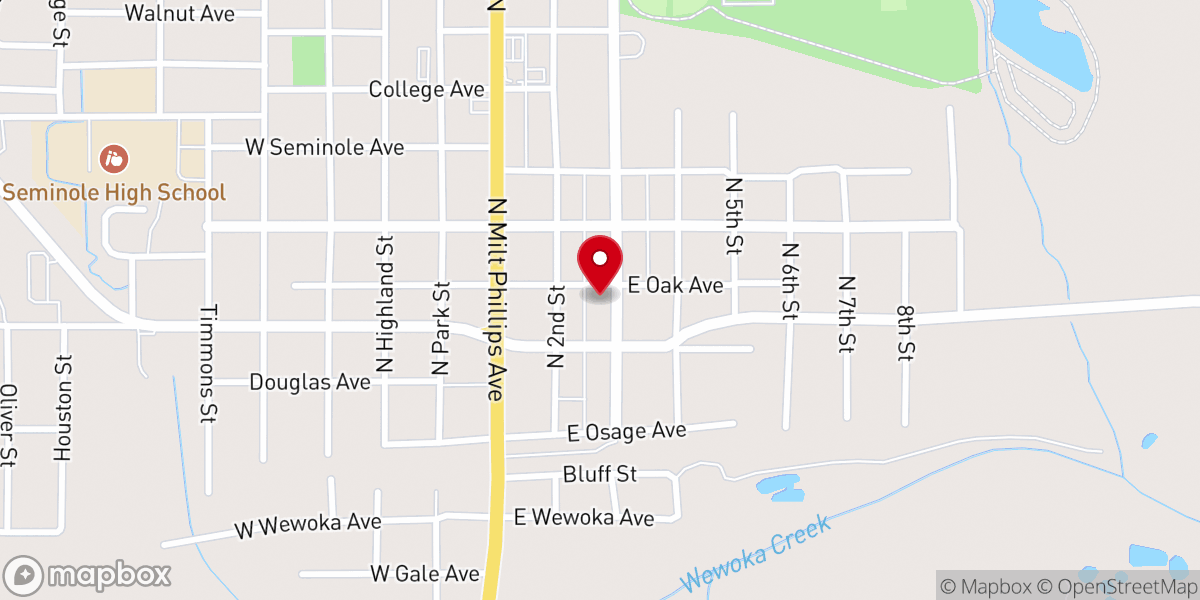 Map showing location of Apostolic Faith Fellowship