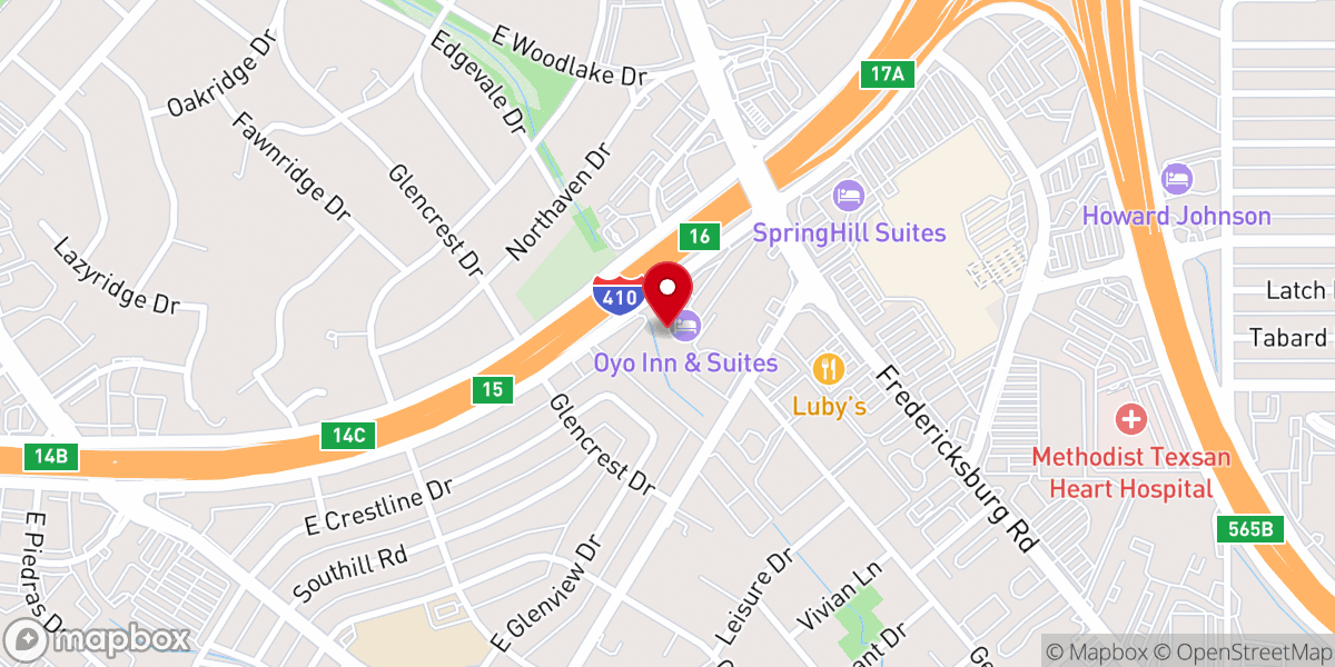 Map showing location of Living Word World Ministries