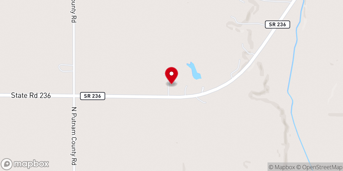 Map showing location of Emmanuel Baptist Church