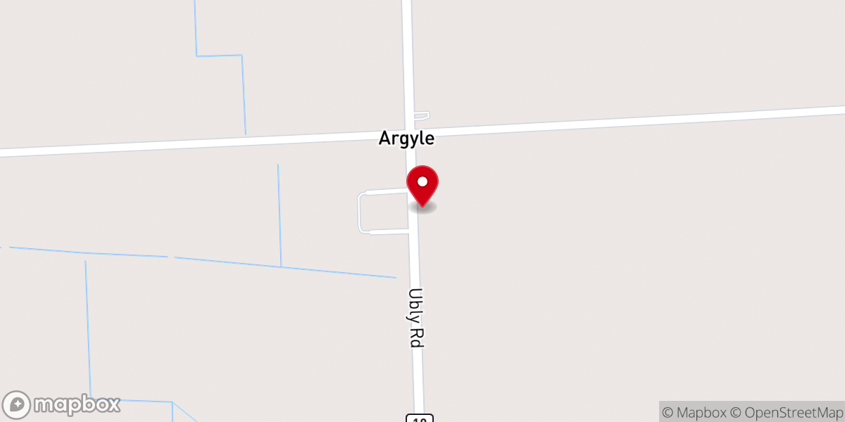 Map showing location of St. Joseph Catholic Church (Good Shepherd Parish)