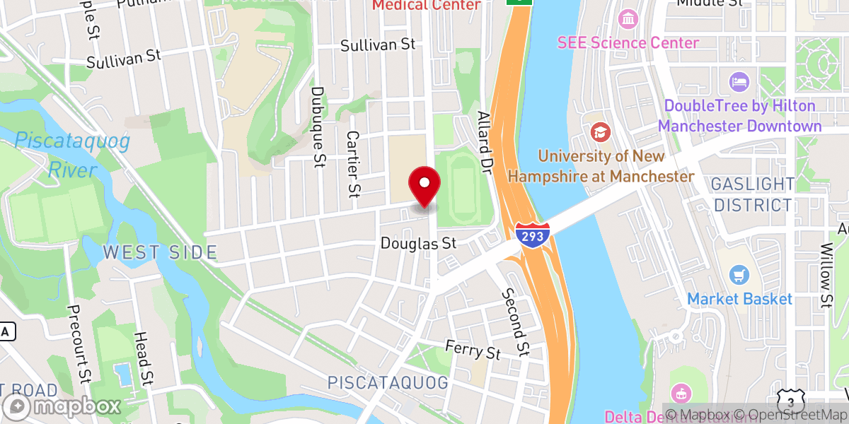 Map showing location of Iglesia Faro De Luz Asambleas De Dios