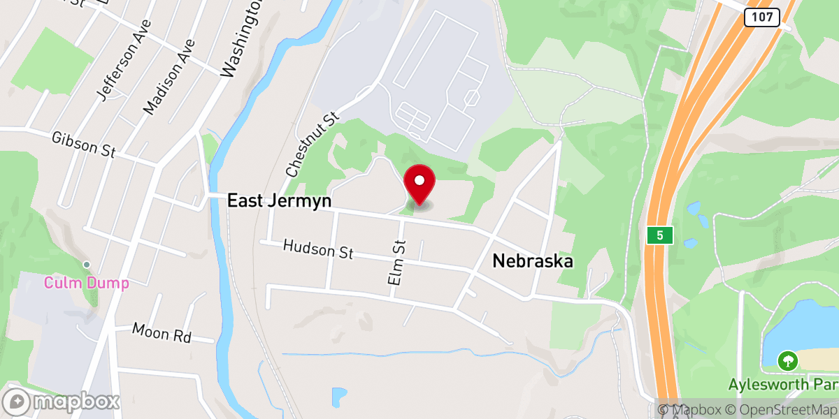 Map showing location of St Michael's Hall