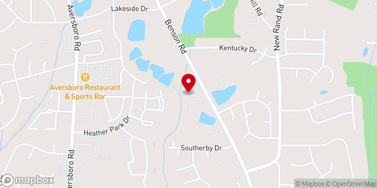 Map showing location of Christ Lit Tabernacle