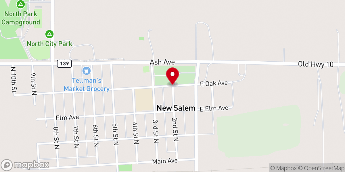 Map showing location of Word of Life Baptist Church