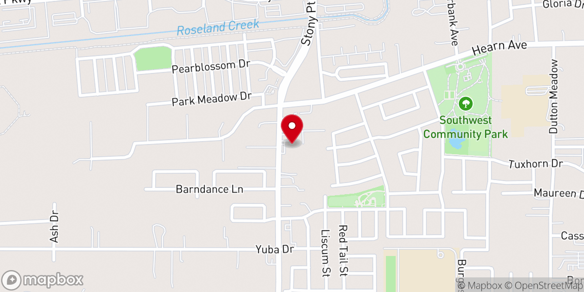 Map showing location of Vietnamese Martyrs Catholic Church Santa Rosa