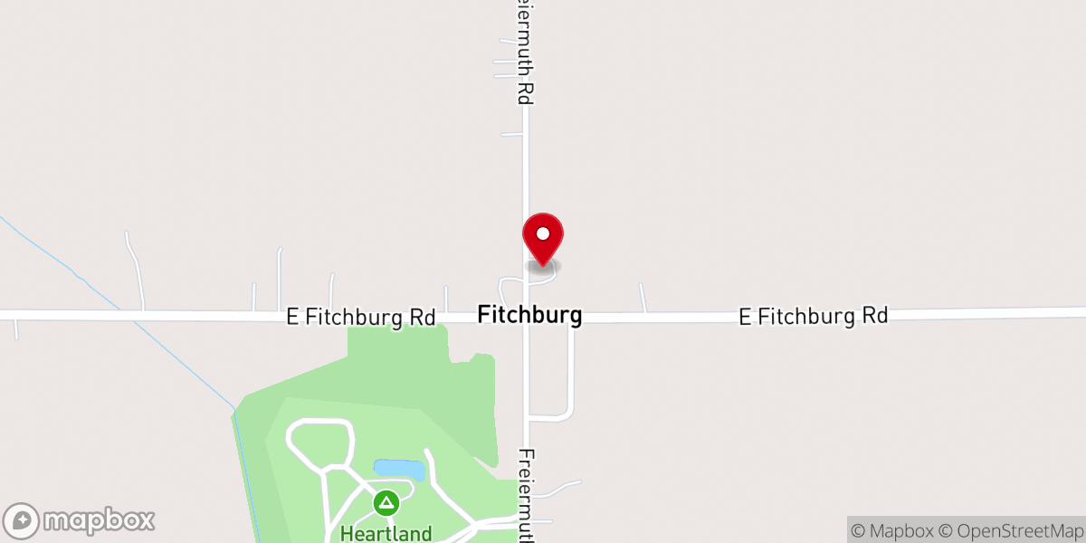 Map showing location of Trinity Pentecostal Church