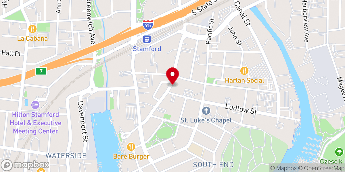 Map showing location of Rock of Hope Church