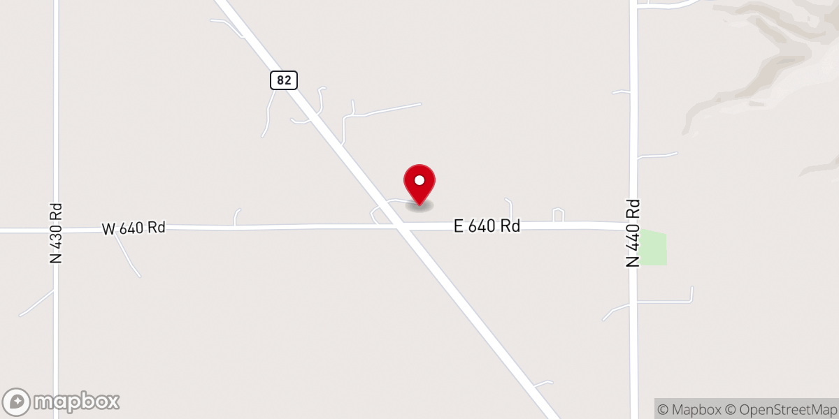 Map showing location of Faith Assembly of God Church