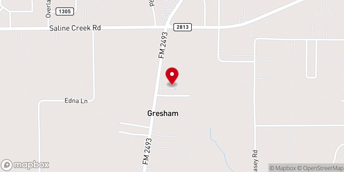 Map showing location of Harvest Time Church