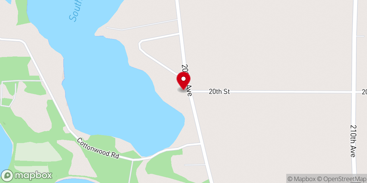 Map showing location of Mourning Glorys Ministries