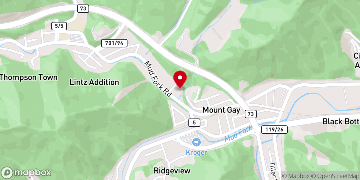 Map showing location of Word of Life Church