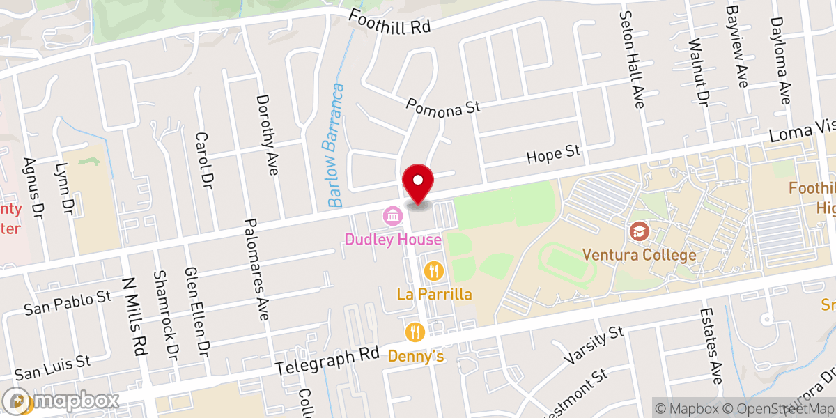 Map showing location of Trinity Lutheran Church