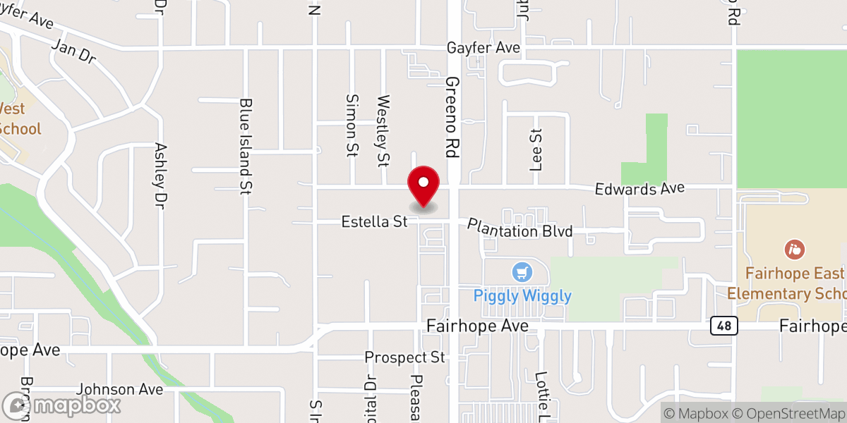 Map showing location of Grace Anglican Church