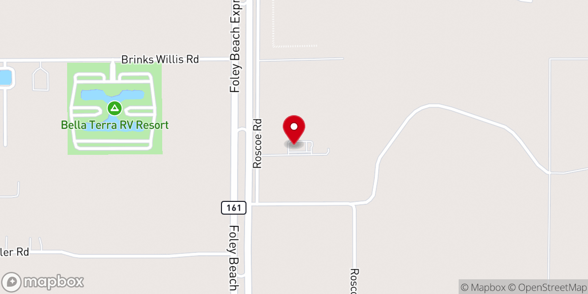 Map showing location of Peace Lutheran