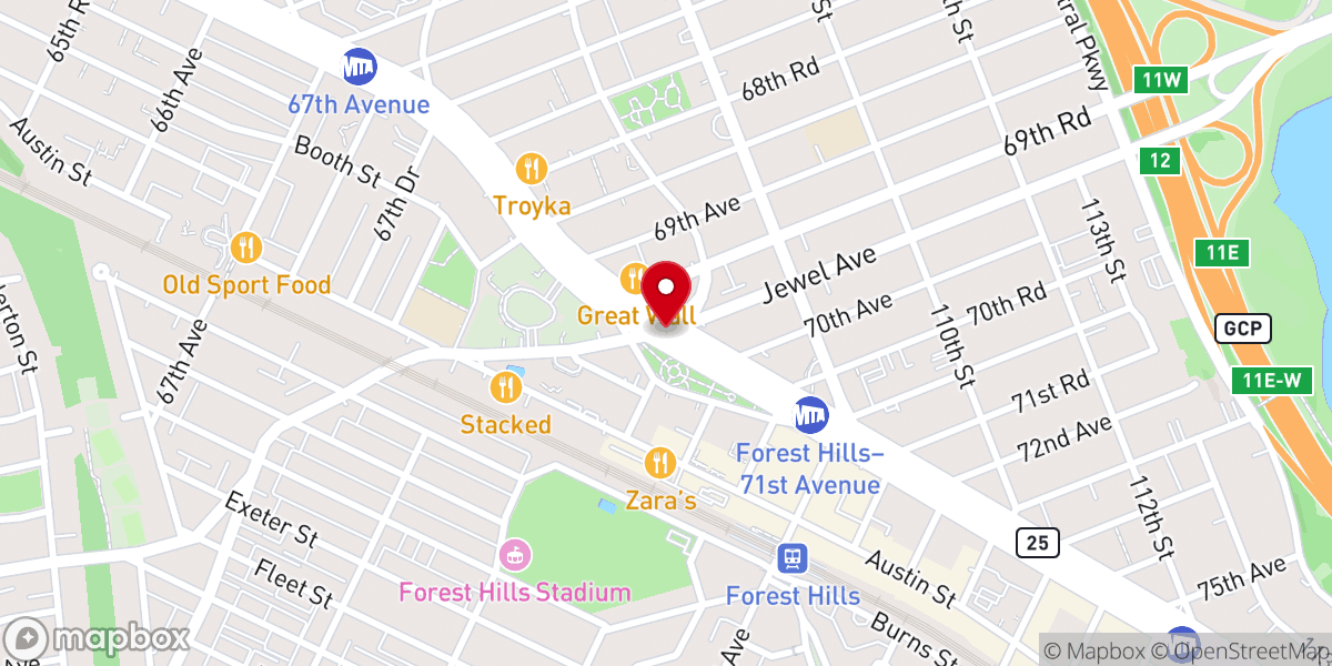 Map showing location of Shaarei Eliyahu Congregation