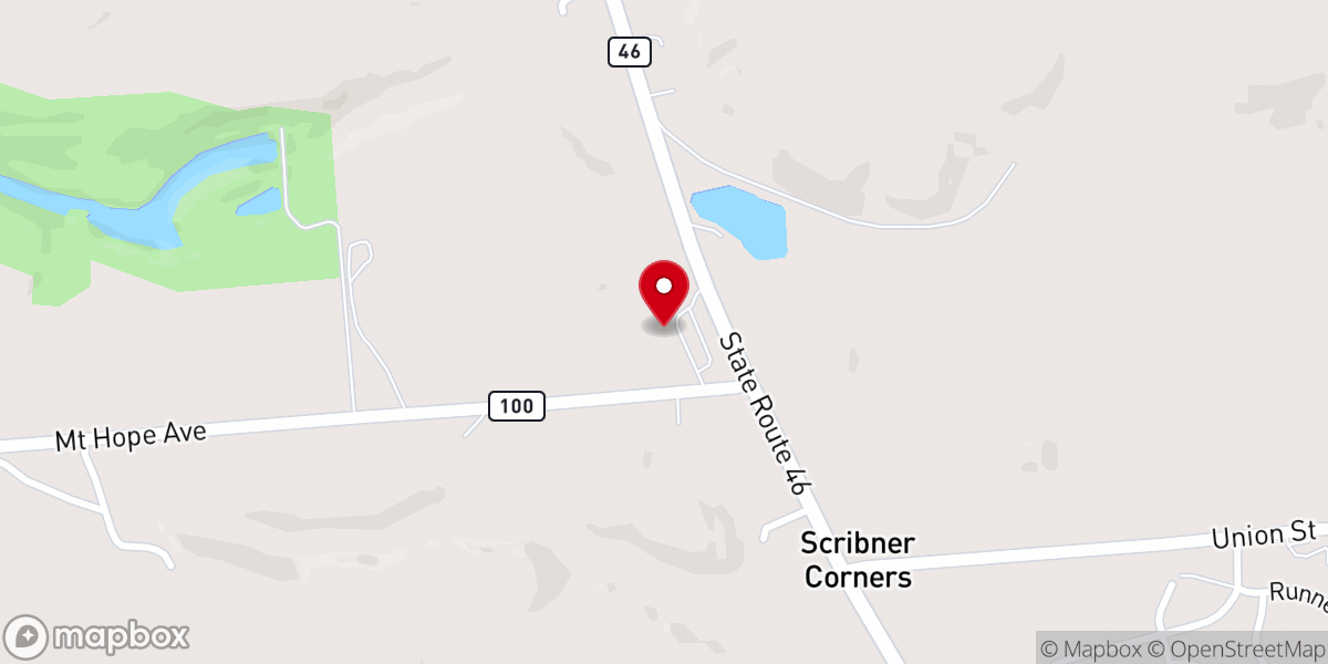 Map showing location of New Hope Christian Community Church